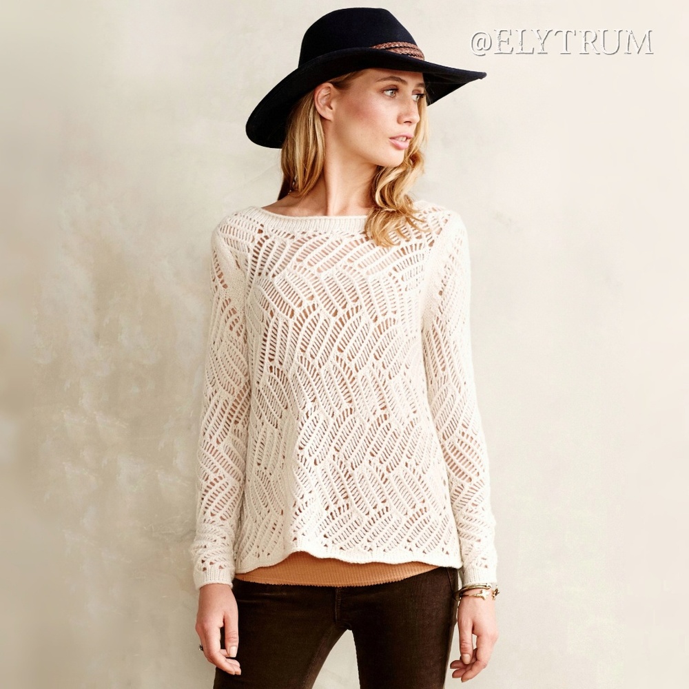 Anthropologie Angel of the North Amanecer sweater